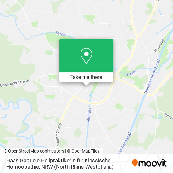 Haas Gabriele Heilpraktikerin für Klassische Homöopathie map