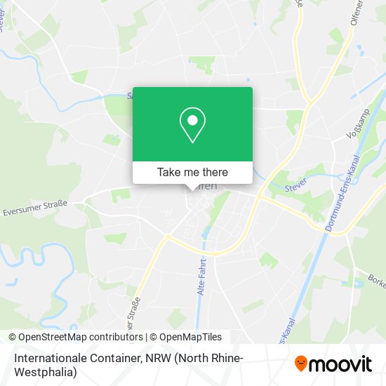 Internationale Container map