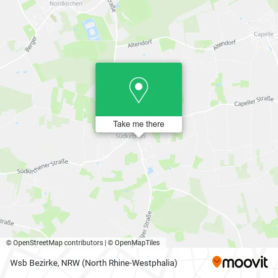 Карта Wsb Bezirke
