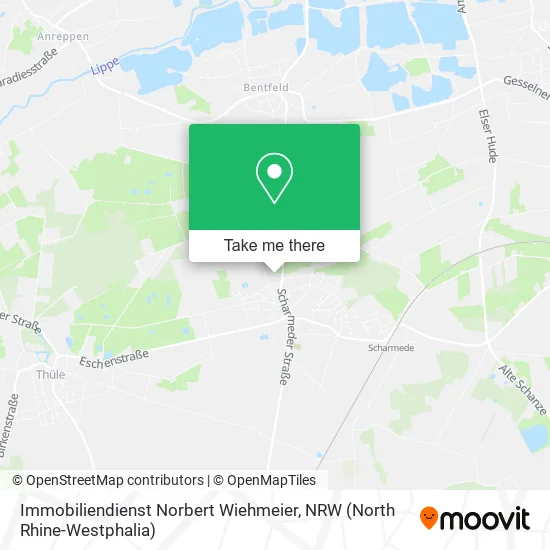 Карта Immobiliendienst Norbert Wiehmeier