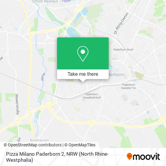 Карта Pizza Milano Paderborn 2
