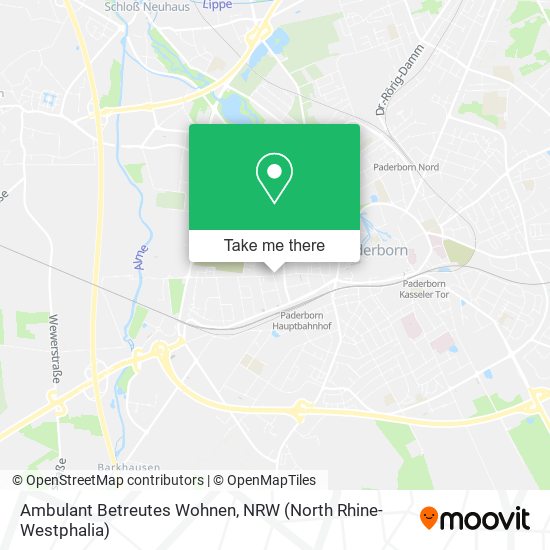 Ambulant Betreutes Wohnen map