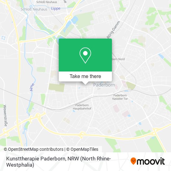 Kunsttherapie Paderborn map