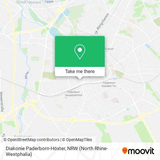 Карта Diakonie Paderborn-Höxter