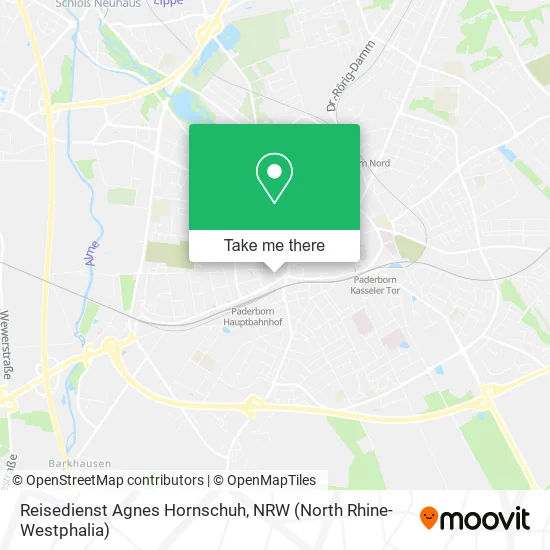 Reisedienst Agnes Hornschuh map
