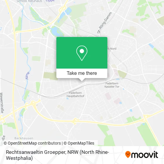 Карта Rechtsanwaeltin Groepper
