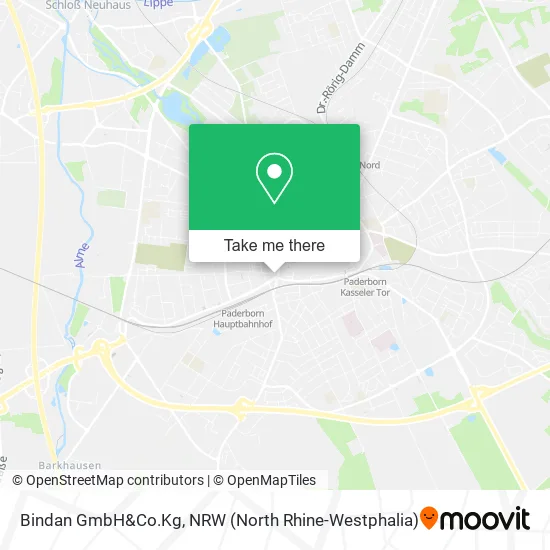 Bindan GmbH&Co.Kg map