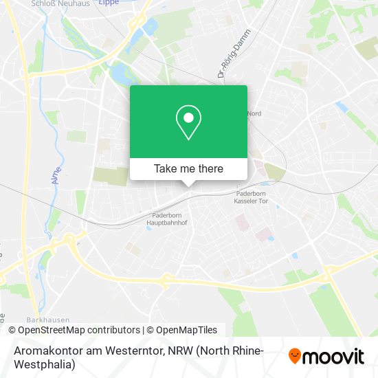 Aromakontor am Westerntor map