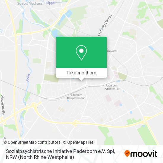 Sozialpsychiatrische Initiative Paderborn e.V. Spi map