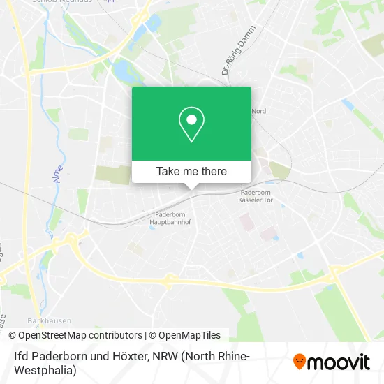 Карта Ifd Paderborn und Höxter