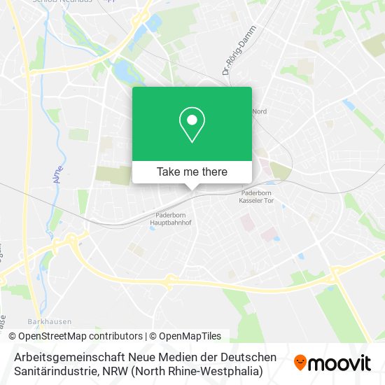 Arbeitsgemeinschaft Neue Medien der Deutschen Sanitärindustrie map