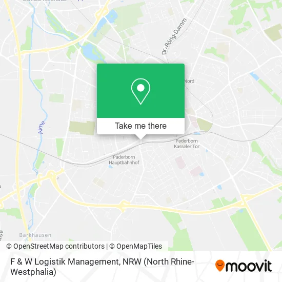 Карта F & W Logistik Management