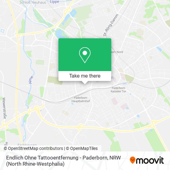 Endlich Ohne Tattooentfernung - Paderborn map