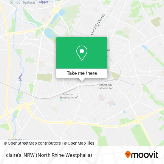 Карта claire's