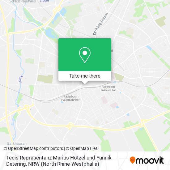 Tecis Repräsentanz Marius Hötzel und Yannik Detering map