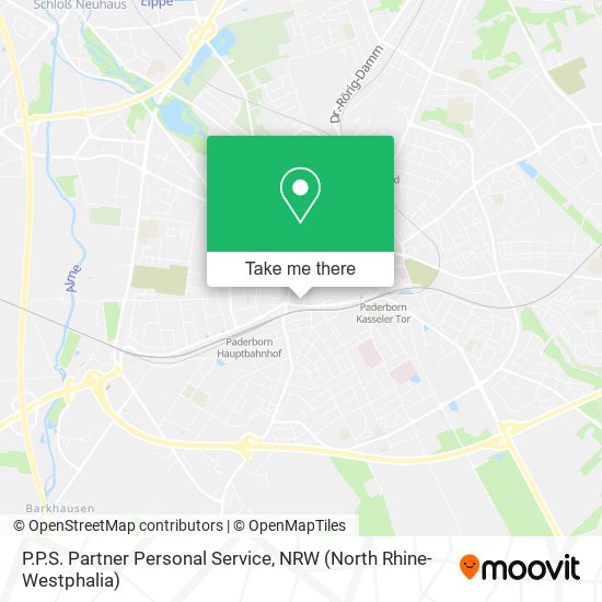 P.P.S. Partner Personal Service map