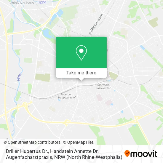 Карта Driller Hubertus Dr., Handstein Annette Dr. Augenfacharztpraxis