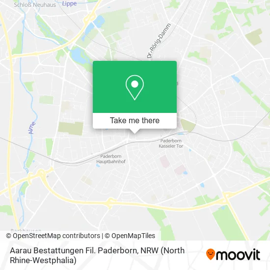 Aarau Bestattungen Fil. Paderborn map