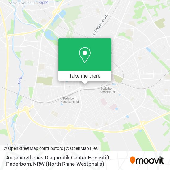 Карта Augenärztliches Diagnostik Center Hochstift Paderborn