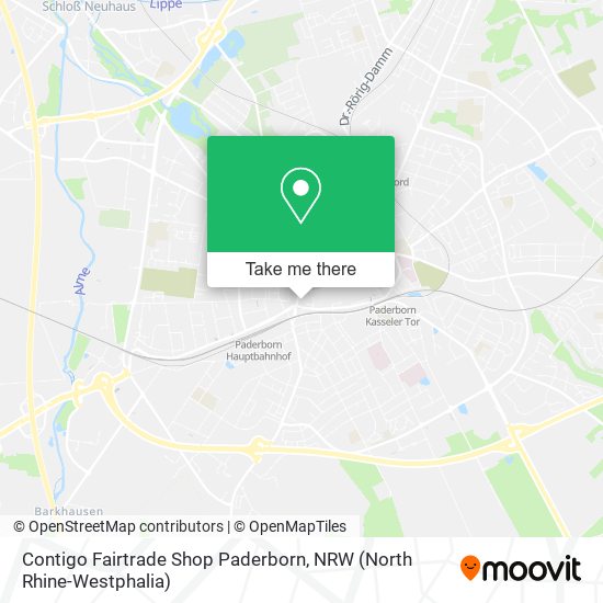 Contigo Fairtrade Shop Paderborn map