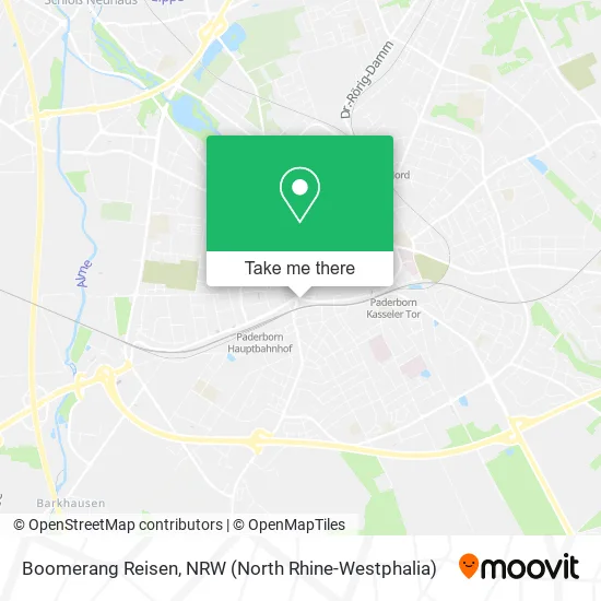 Карта Boomerang Reisen