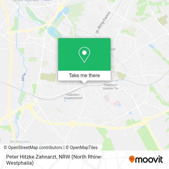 Peter Hitzke Zahnarzt map