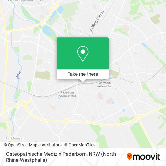 Osteopathische Medizin Paderborn map