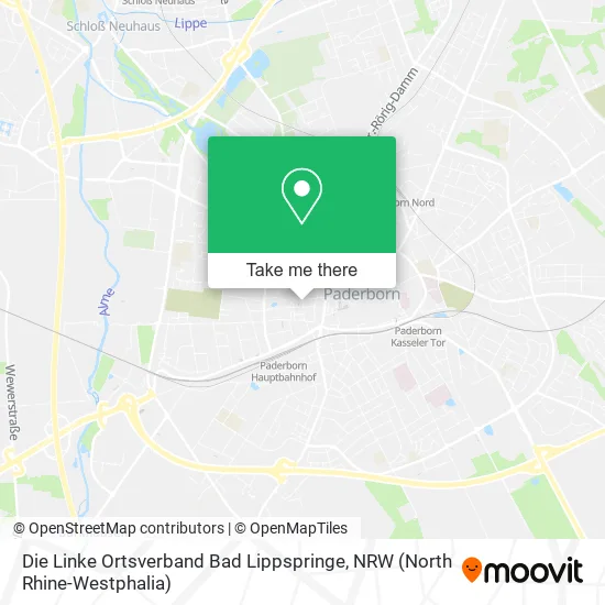 Карта Die Linke Ortsverband Bad Lippspringe