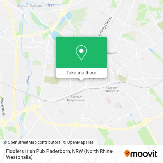 Карта Fiddlers Irish Pub Paderborn