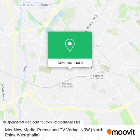 Mcr New Media, Presse und TV Verlag map