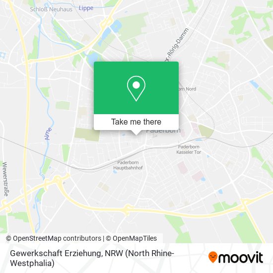 Gewerkschaft Erziehung map