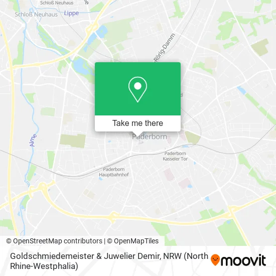 Карта Goldschmiedemeister & Juwelier Demir