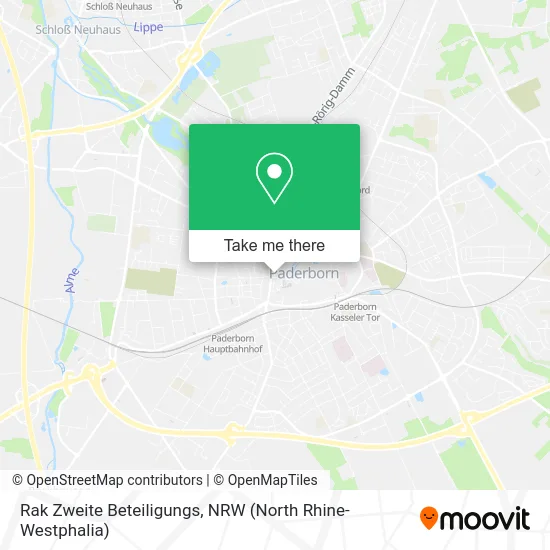 Rak Zweite Beteiligungs map