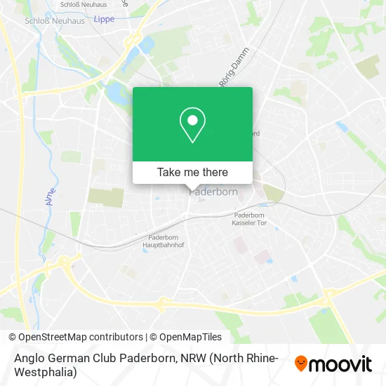 Карта Anglo German Club Paderborn