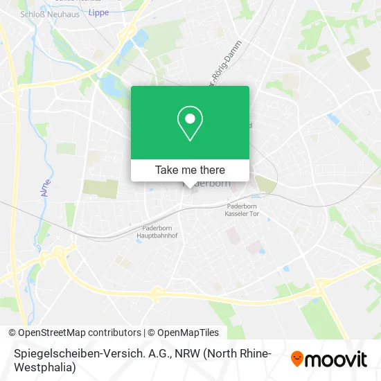Карта Spiegelscheiben-Versich. A.G.