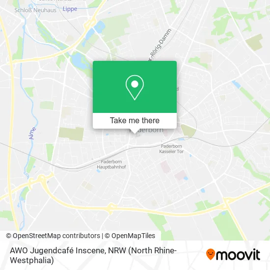 Карта AWO Jugendcafé Inscene