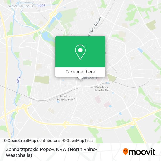 Zahnarztpraxis Popov map