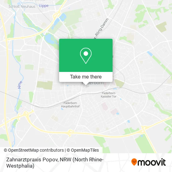 Карта Zahnarztpraxis Popov