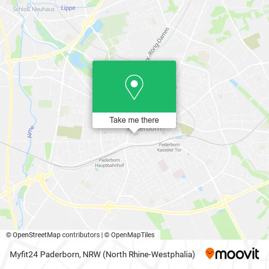 Карта Myfit24 Paderborn