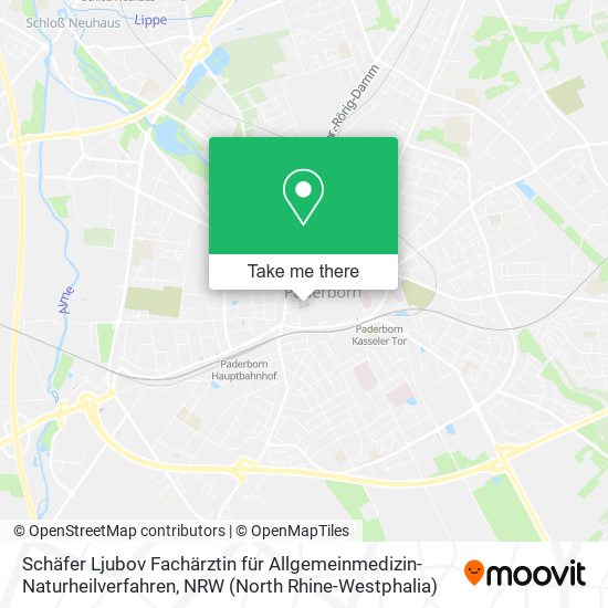Schäfer Ljubov Fachärztin für Allgemeinmedizin-Naturheilverfahren map