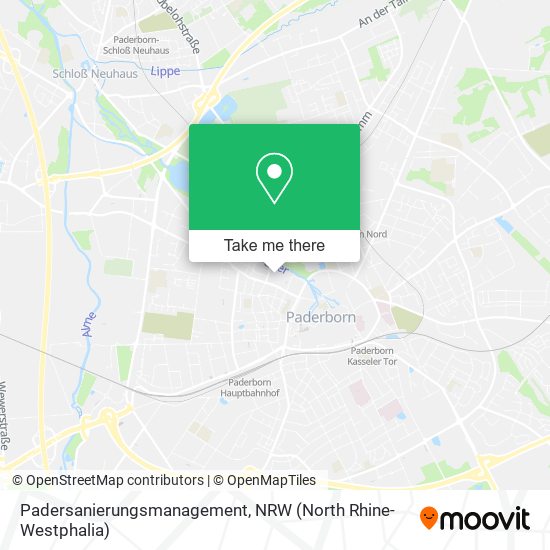 Padersanierungsmanagement map