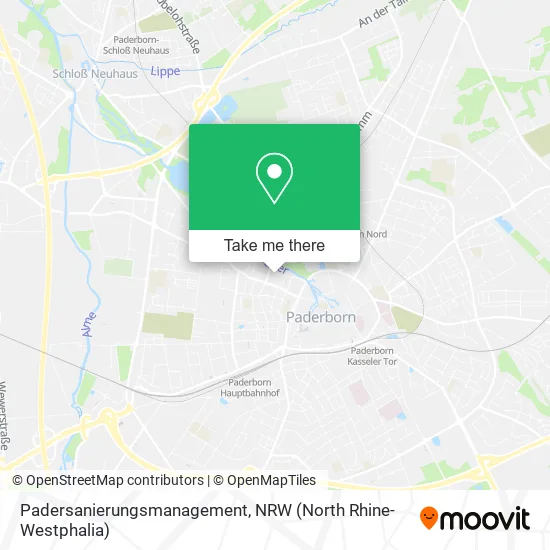 Карта Padersanierungsmanagement