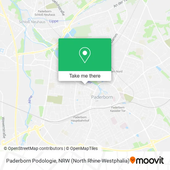 Карта Paderborn Podologie