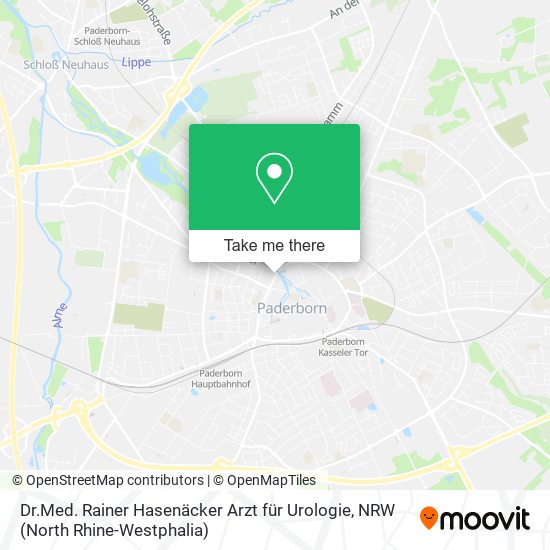 Dr.Med. Rainer Hasenäcker Arzt für Urologie map