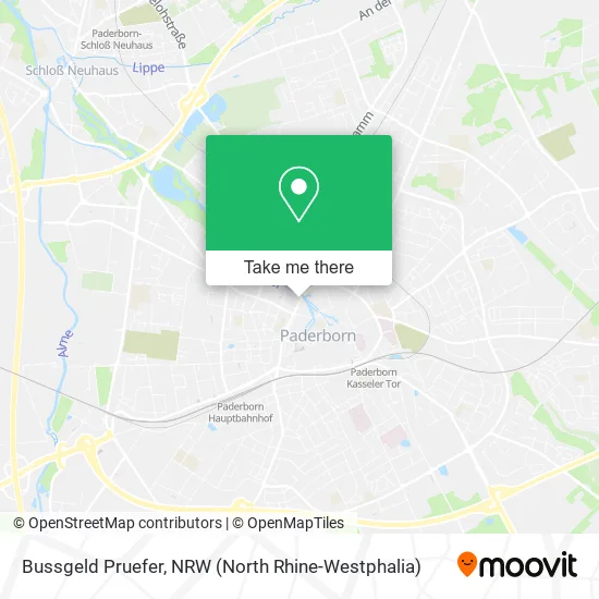 Карта Bussgeld Pruefer
