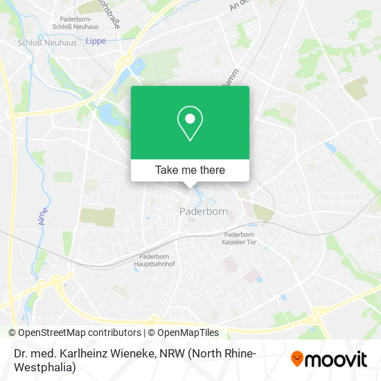 Карта Dr. med. Karlheinz Wieneke