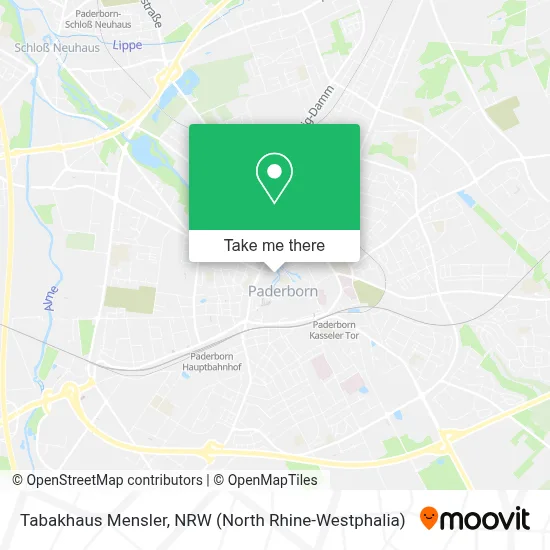 Tabakhaus Mensler map