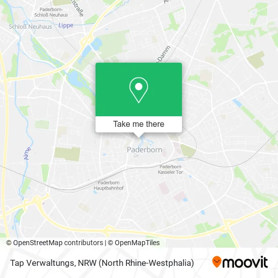 Карта Tap Verwaltungs