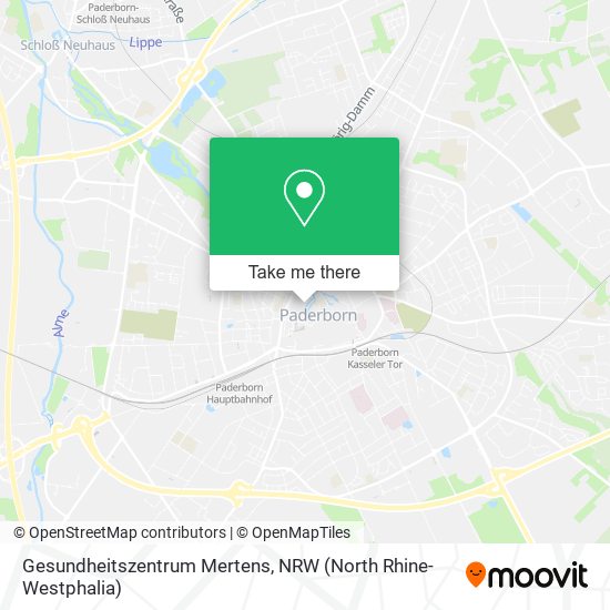 Gesundheitszentrum Mertens map