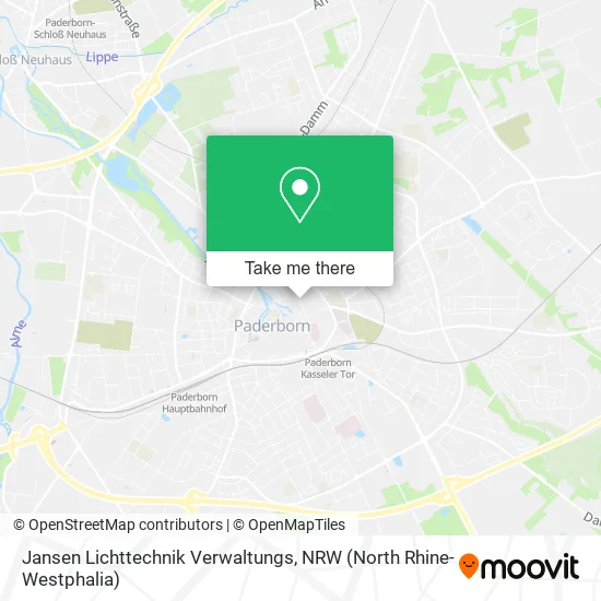 Карта Jansen Lichttechnik Verwaltungs